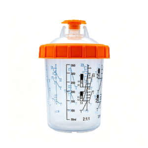 Disposable Paint Spray Gun Mixing Cup 350ml
