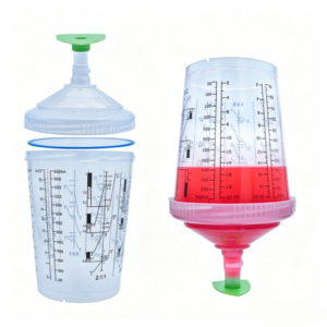 PP Plastic Paint Spray Gun Cup 600ML650ML For SATA