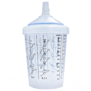 PP Plastic Paint Spray Gun Cup 600ML650ML For SATA
